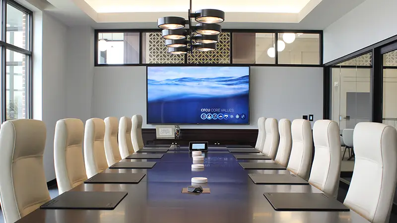 Modern conference room technology